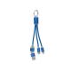 Cable de carga 4 en 1 tipo c Blue Ref.MDMO2141-AZUL ROYAL 