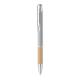 Bolígrafo aluminio con bambú Sparta Ref.MDMO2159-PLATA MATE 