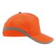 Gorra reflectante 5 paneles Tarea Ref.3120-NARANJA 