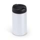 Vaso de acero inoxidable de 290 ml con tapa PP MILU Ref.RMD4029-BLANCO 