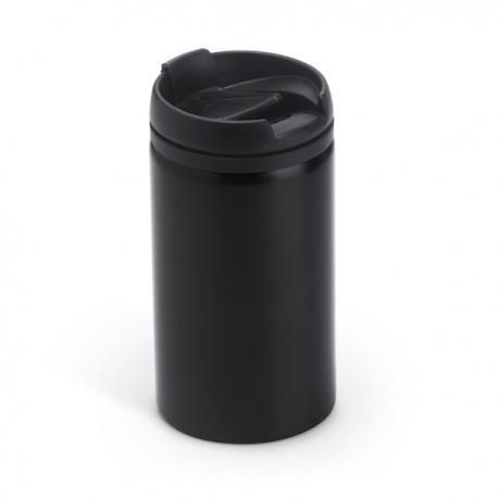 Vaso de acero inoxidable de 290 ml con tapa PP MILU