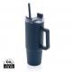 Vaso Tana RCS plástico reciclado con asa 900ML Ref.XDP43710-AZUL MARINO 