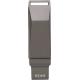 USB de aleación de zinc Dorian Ref.GI1001763-GRIS METÁLICO 