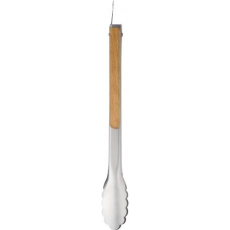 Pinzas de acero inox. y bambú Zephyr