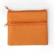 Monedero con dos cremalleras Ralf Ref.5096-NARANJA 