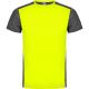 Camiseta técnica de manga corta Zolder Ref.RCA6653-AMARILLO FLUOR/NEGRO VIGORE