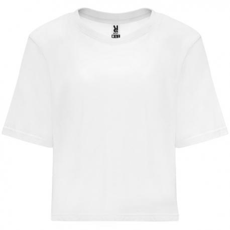Camiseta talle corto y holgado mujer Dominica 170g/m2