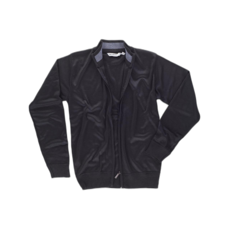 Chaqueta de punto fino con cierre de cremallera WORKTEAM S5603