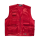 Chaleco tipo safari multibolsillos WORKTEAM S3100 Ref.WTS3100-ROJO