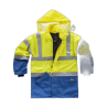 Parka combinada alta visibilidad con cintas reflectantes WORKTEAM C3711