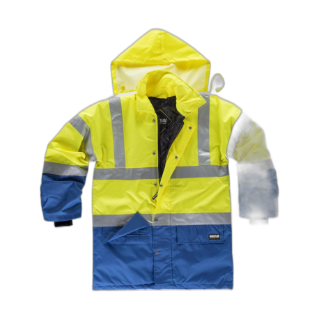 Parka combinada alta visibilidad con cintas reflectantes WORKTEAM C3711