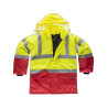 Parka combinada alta visibilidad con cintas reflectantes WORKTEAM C3711