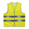 Chaleco de alta visibilidad con cierre adaptable de velcro WORKTEAM HVTT01