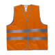 Chaleco de alta visibilidad con cierre adaptable de velcro WORKTEAM HVTT01 Ref.WTHVTT01-NARANJA AV
