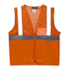 Chaleco de rejilla de alta visibilidad con cintas reflectantes WORKTEAM C3612 Ref.WTC3612-NARANJA AV