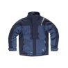 Parka con capucha combinada y detalles reflectantes WORKTEAM WF2858