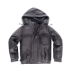 Piloto combinada y acolchada con vivos reflectantes WORKTEAM WF1058 Ref.WTWF1058-GRIS OSCURO/NEGRO