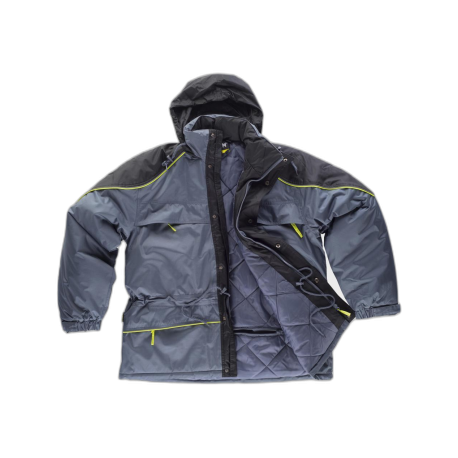 Parka linea 5 combinada acolchada con vivos reflectantes WORKTEAM WF5858