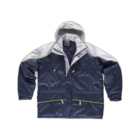 Parka linea 5 combinada acolchada con vivos reflectantes WORKTEAM WF5858