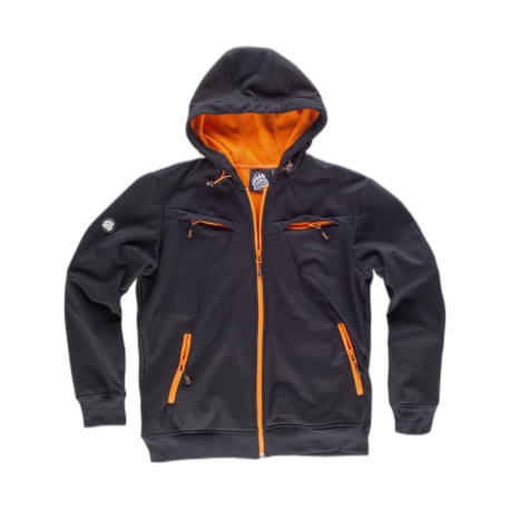 Workshell sudadera combinada con capucha WORKTEAM S9482