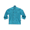 Chaqueta cocina unisex con botones de seguridad y vivos a contraste WORKTEAM B9205