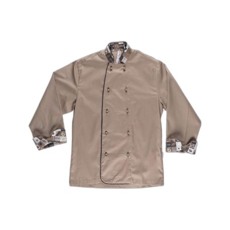 Chaqueta cocinero con botones de seguridad WORKTEAM B9209