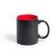 Taza negra personalizada de cerámica 350ml Bafy Ref.5290-ROJO 