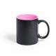 Taza negra personalizada de cerámica 350ml Bafy Ref.5290-ROSA 