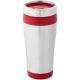 Vaso con aislamiento de acero inoxidable reciclado de 410 ml con certificación RCS elwood Elwood Ref.PF100763-ROJO 