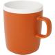 Taza de cerámica de 310 ml Lilio Ref.PF100773-NARANJA 