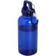 Bidón de 400 ml de plástico reciclado con mosquetón y certificación RCS Oregon Ref.PF100778-AZUL 