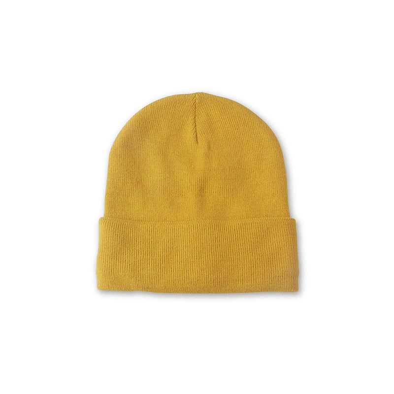 GORRO CLASICO DE LONA COLOR AMARILLO