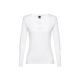 Camiseta manga larga para mujer. Blanco Thc bucharest women wh Ref.PS30125-BLANCO