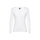 Camiseta manga larga para mujer. Blanco Thc bucharest women wh Ref.PS30125-BLANCO