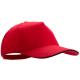 Gorra de velcro 5 paneles Kisse Ref.4676-ROJO 