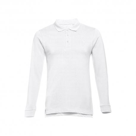 Polo de manga larga para hombre. Blanco. 3Xl Thc bern wh 3xl