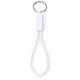 Llavero cable cargador Pirten Ref.5065-BLANCO 