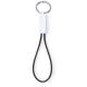 Llavero cable cargador Pirten Ref.5065-NEGRO 