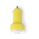 Cargador coche USB Denom Ref.4950-AMARILLO 