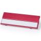 Identificador de aluminio 7x2.5cm Bindel Ref.3726-ROJO 