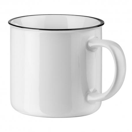 Taza de cerámica de 360 ​​ml Vernon white