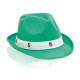 Sombrero personalizado borsalino de poliéster Braz Ref.3575-VERDE 