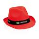Sombrero personalizado borsalino de poliéster Braz Ref.3575-ROJO 