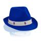 Sombrero personalizado borsalino de poliéster Braz Ref.3575-AZUL 