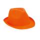 Sombrero personalizado borsalino de poliéster Braz Ref.3575-NARANJA 