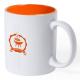 Taza cerámica 350ml Kulmer Ref.5836-NARANJA 