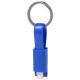 Llavero con cable cargador sincronizador Holnier Ref.5741-AZUL 