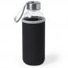 Botella de agua personalizada de cristal 420ml con funda Dokath
