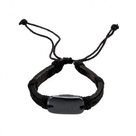 Pulsera de piel personalizada Karim