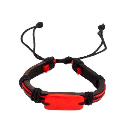 Pulsera de piel personalizada Karim